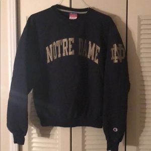 Norte Dame Fighting Irish Champion Sweatshirt Vtg